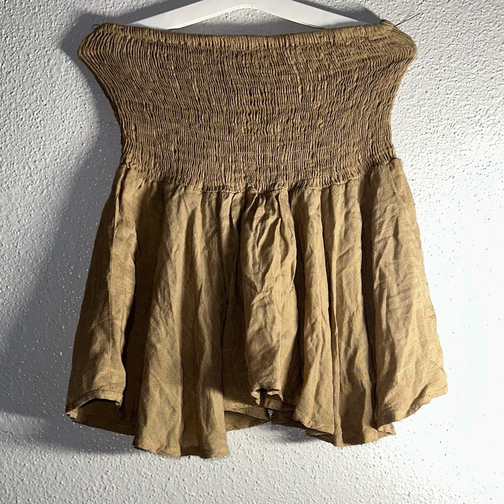 Raya Sun Tan Mini Skirt short